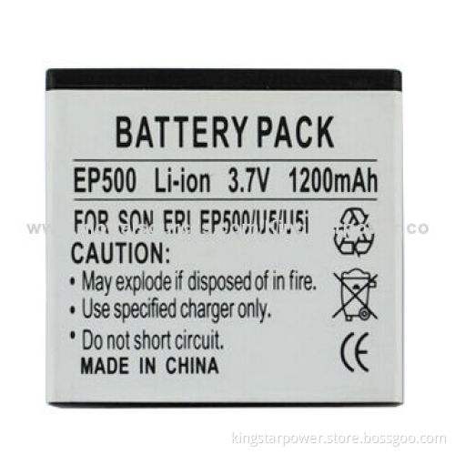 Mobile Phone Battery for Sony Ericsson EP500 U5 U5i, Li-ion, 1,200mAh or OEM Capacity